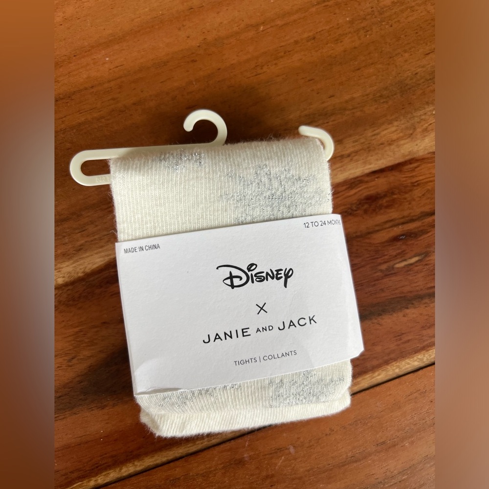Disney x Janie and Jack Cream Tights